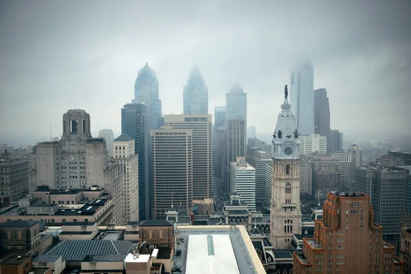 Philadelphia city rooftop — Stock Photo, Image