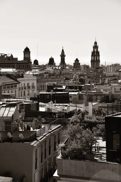 Barcelona vom Dach aus gesehen — Stockfoto