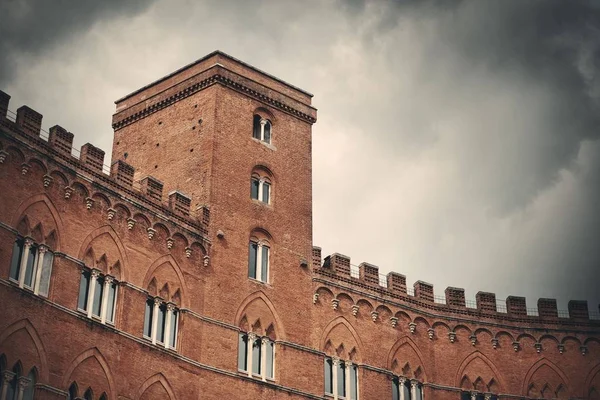 Tarihi Siena kent — Stok fotoğraf