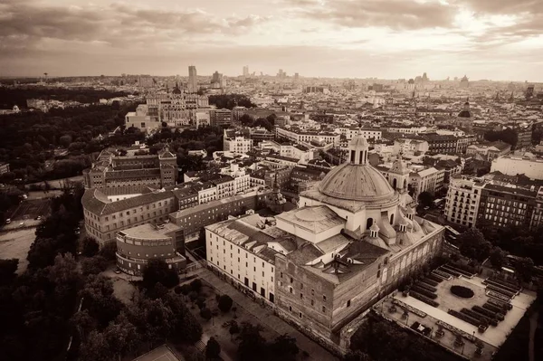 Madrids königliche Basilika von San Francisco el grande Luftaufnahme — Stockfoto