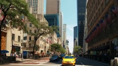 New York City 5 Ave sokak görünümü