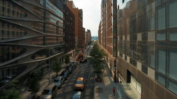 New York City Downtown Old Street — Stockvideo