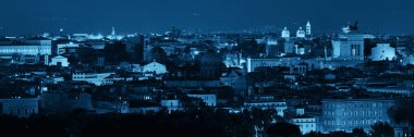 Roma manzarası gece görünümü