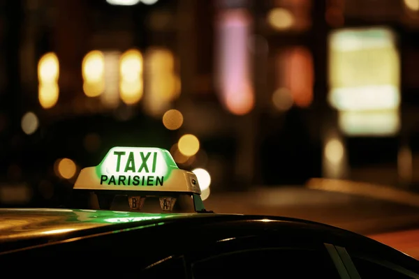 Parijs taxi — Stockfoto
