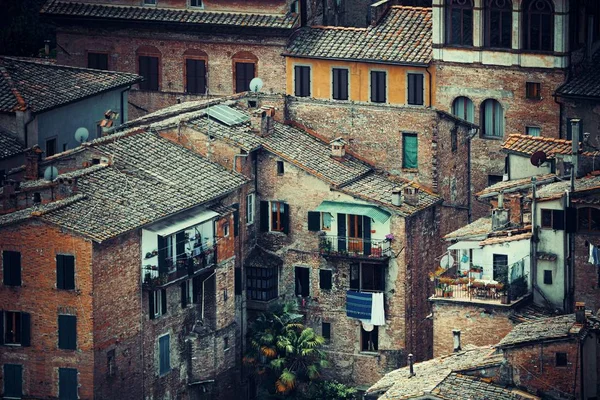 Antiguo pueblo de Siena — Foto de Stock