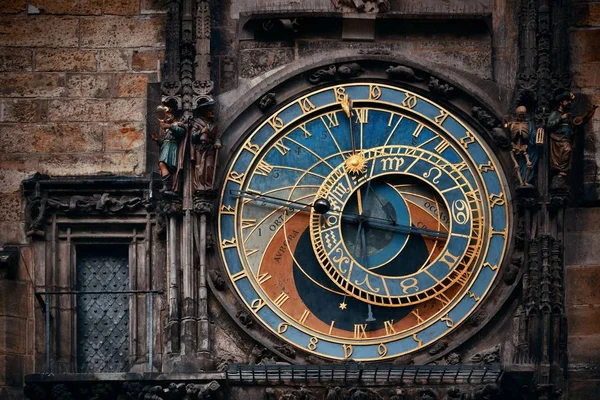 Astronomical clock closeup — Stock Photo, Image