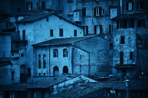 Antigo edifício fundo Siena Itália — Fotografia de Stock