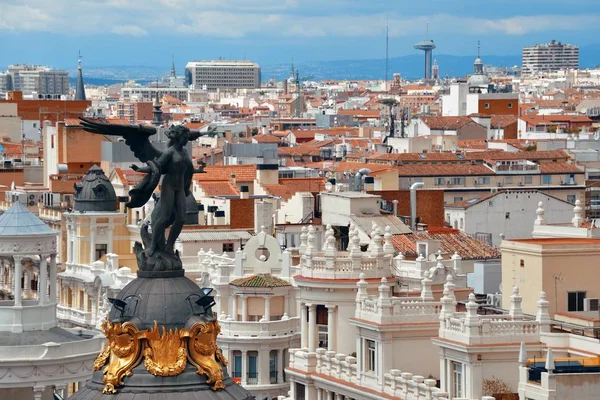 Madridská střešní pohled — Stock fotografie