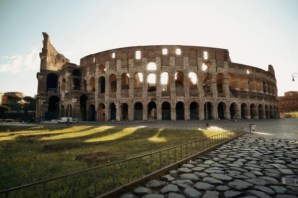 Colisée Rome lever du soleil — Photo