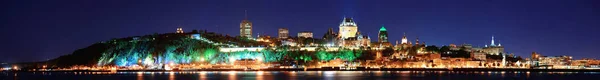 Quebec cidade à noite — Fotografia de Stock