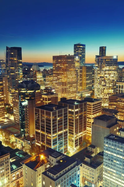 Vista para o telhado de Vancouver — Fotografia de Stock