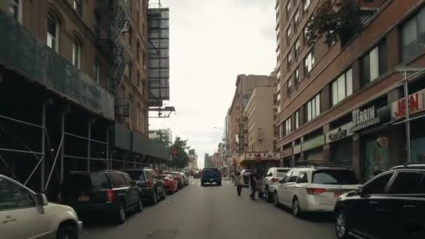 New York şehri Manhattan şehir merkezi. — Stok video