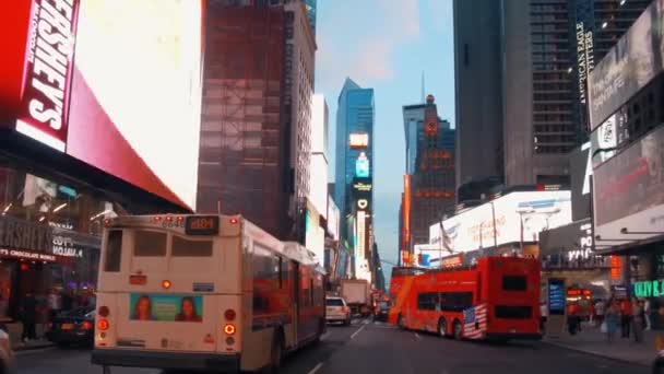 Tempos de new york city quadrados — Vídeo de Stock