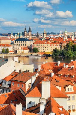 Prag manzarası çatı görünümü