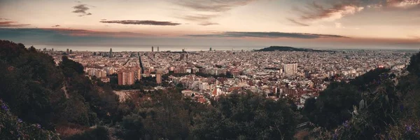 Panorama Barcelony — Stock fotografie