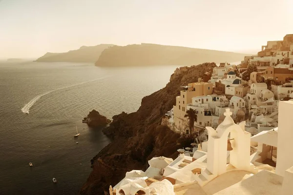 Linha do horizonte de Santorini — Fotografia de Stock