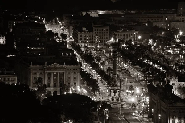 Notte di Barcellona — Foto Stock