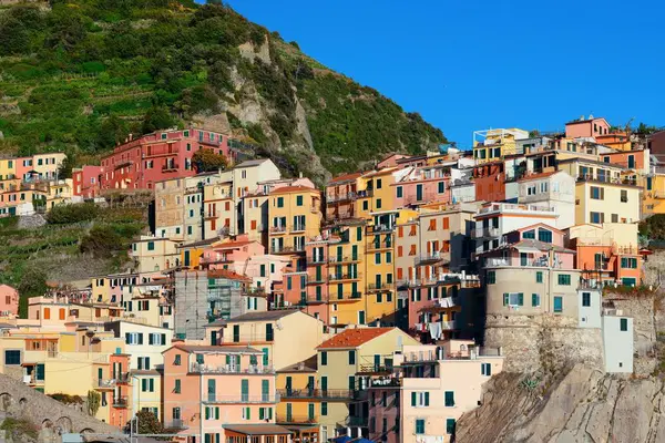 Cinque Terre 'deki Manarola binaları 