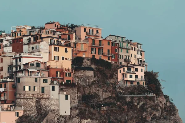 Manarola buildings in Cinque Terre — 스톡 사진