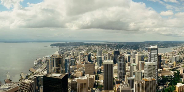 Seattle střešní panorama — Stock fotografie