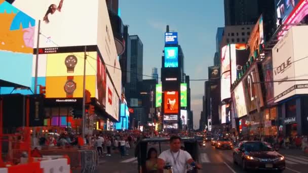 Νέα Υόρκη φορές τετραγωνικά — Αρχείο Βίντεο