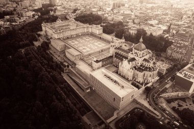 Madrid Kraliyet Sarayı havadan görünümü