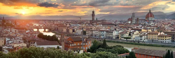 Pôr-do-sol de Florença — Fotografia de Stock
