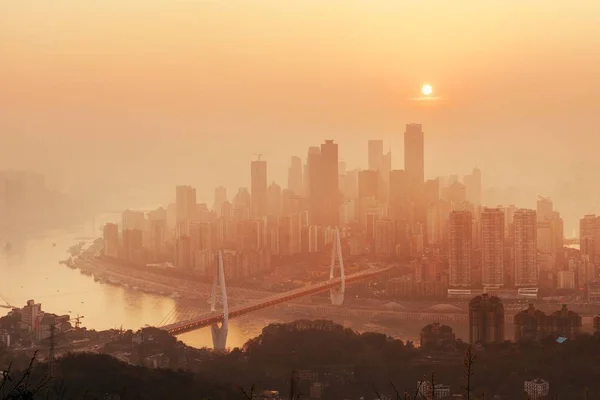 Chongqing αστικής αρχιτεκτονικής — Φωτογραφία Αρχείου