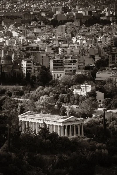 Temple d'Héphaïstos vue sur le sommet de la montagne — Photo