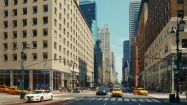 New York City 5 Ave sokak görünümü