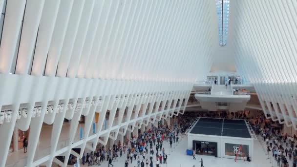 New York City États Unis Juillet 2019 Vue Intérieure World — Video