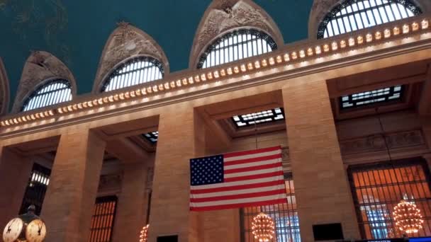 New York City Usa Července 2019 Vnitřní Výhled Hlavní Nádraží — Stock video
