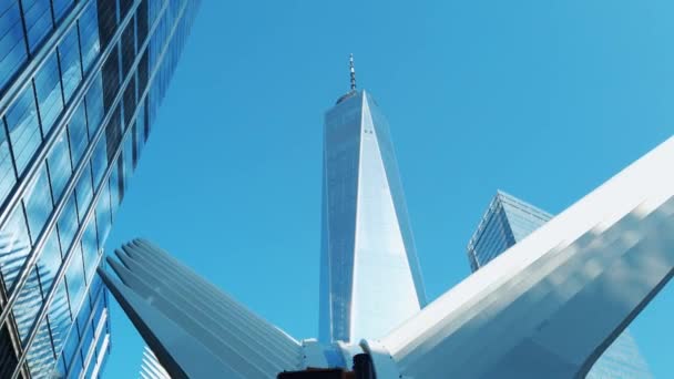 New York City Verenigde Staten Juli 2019 Exterieur Street View — Stockvideo