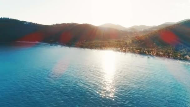 Вид Повітря Пляж Сент Томас Віргінські Острови — стокове відео