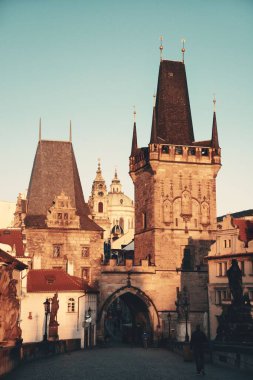 Prag 'daki Charles Köprüsü Çek Cumhuriyeti