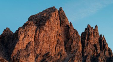 Kuzey İtalya 'da Dolomitler doğal pelerin