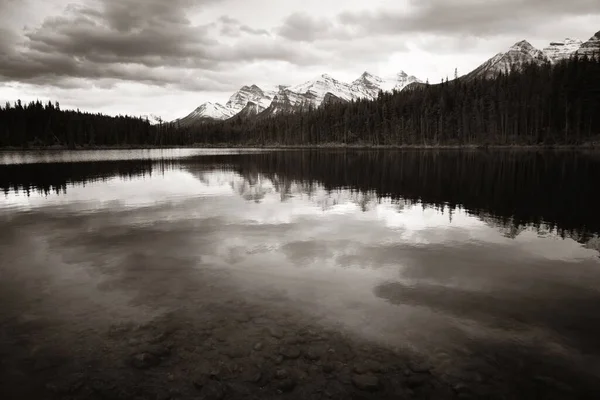 Lac Herbert Dans Parc National Banff Canada — Photo