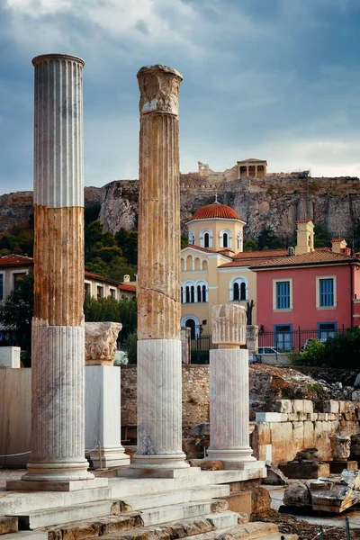 Historische Ruinen Forum Romanum Athen Griechenland — Stockfoto