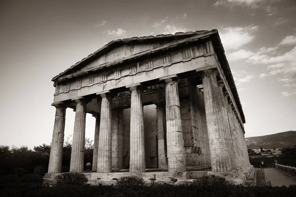 Temple Hephaestus Close Seup View Athens Greece — стоковое фото