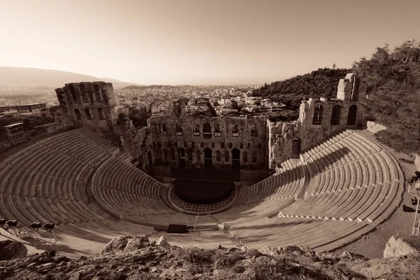 Одеон Театру Ірода Аттікуса Акрополі Афінах Греція — стокове фото