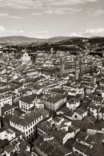 Ciudad Skyline Florencia Vista Azotea Italia —  Fotos de Stock