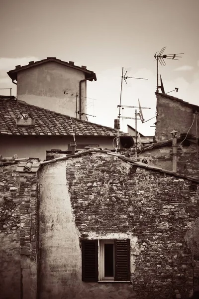 イタリアのルッカタウンスカイライン屋上ビュー — ストック写真