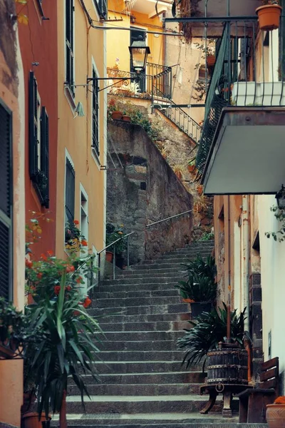 Vista Calle Monterosso Cinque Terre Italia — Foto de Stock