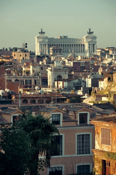 Monumento Nazionale Vittorio Emanuele Som Berömda Historiska Arkitektur Rom Italien — Stockfoto