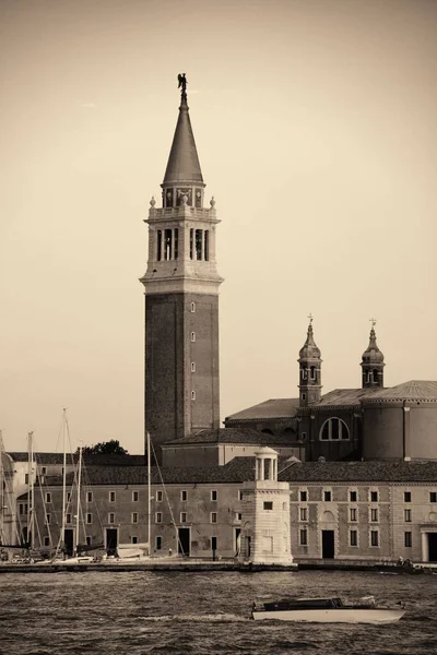 Eglise San Giorgio Maggiore Bateau Venise Italie — Photo