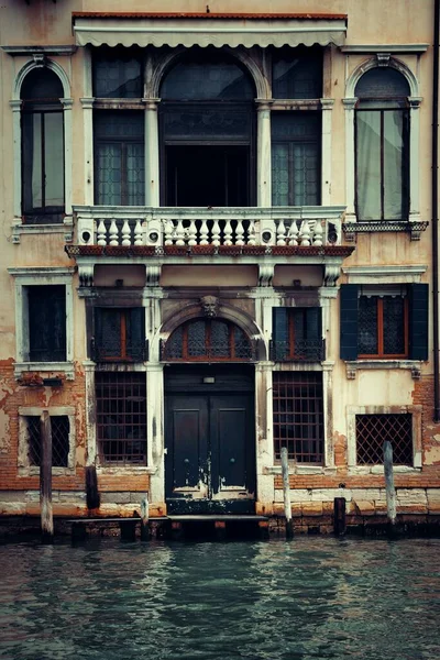 Vue Sur Canal Venise Avec Bâtiments Historiques Italie — Photo