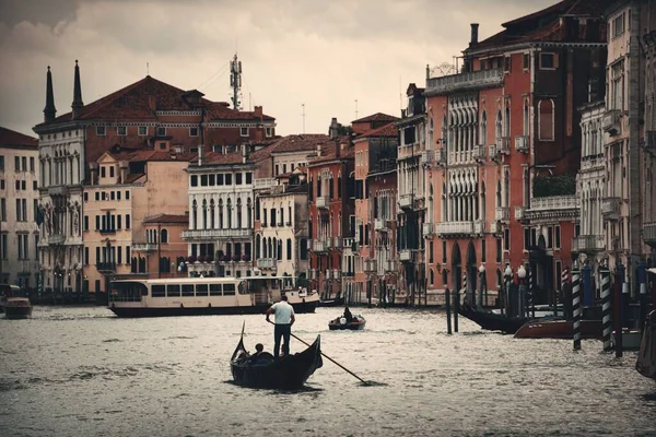 Gondole Dans Canal Venise Italie — Photo