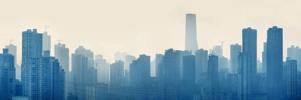 Chongqing Stadtarchitektur Und Skyline Panorama China — Stockfoto