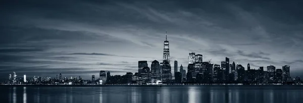 New York Vista Skyline Urbano Con Architettura Storica — Foto Stock