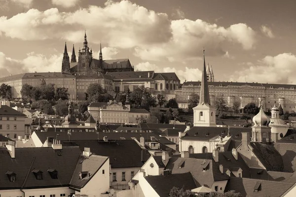 Prager Burg Mit Veitsdom Tschechien — Stockfoto